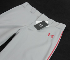Under Armour Baseball Pants Youth Boys Large Gray Gameday Vanish Knckr pipe