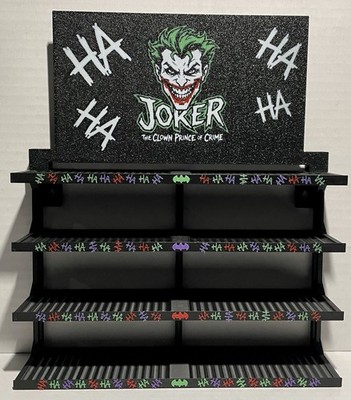 Custom Joker/Batman Hot Wheels Display 8-Car