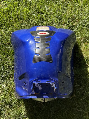 #ad 2007 2008 Yamaha YZF R1 R1 OEM Team Blue Gas Fuel Petrol Tank Dented 4C8 Repair $149.99