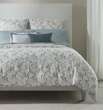 Sferra MURO KING Duvet Cover Cotton Sateen Print 106 X 92" (POOLSIDE) NIP!