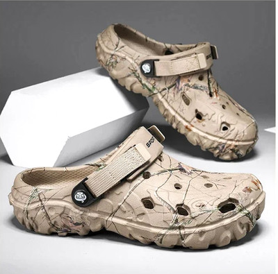 Men's EVA Garden Sandals   Platform LEISURE Clogs Outdoor Slip-On Summer Shoes