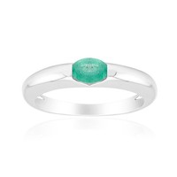 Cavill Ring Sterlingsilber Sambia Smaragd 0,42Ct Oval Damen Echtschmuck-