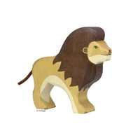 Holztiger Holzfigur LöWe Holzspielzeug