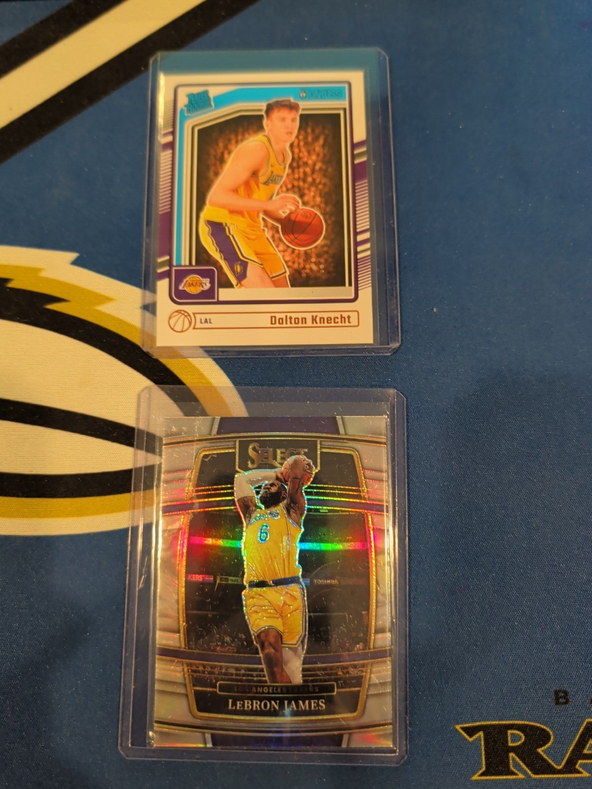 2021-22 Panini Select - Concourse LeBron James #100 Silver Prizm Dalton Knecht