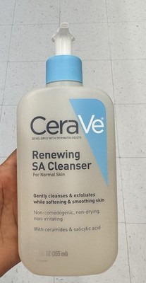 CeraVe Renewing SA Cleanser Salicylic Acid Exfoliating Normal Skin 12 fl oz