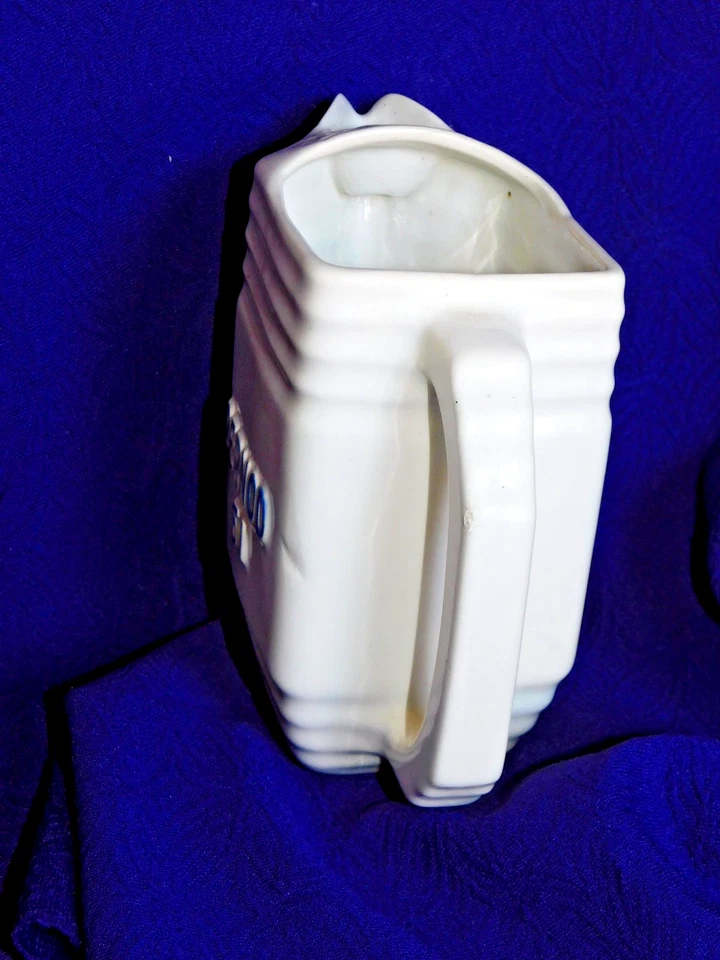 ancien pichet à eau PERNOD 45 / 51 en porcelaine , ref PR - Photo 3/4