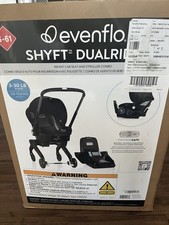 Evenflo Shyft DualRide Infant Seat and Stroller Combo With Base For Vehicle