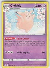 Clefable 063/196 Rare Lost Origin Pokemon NM