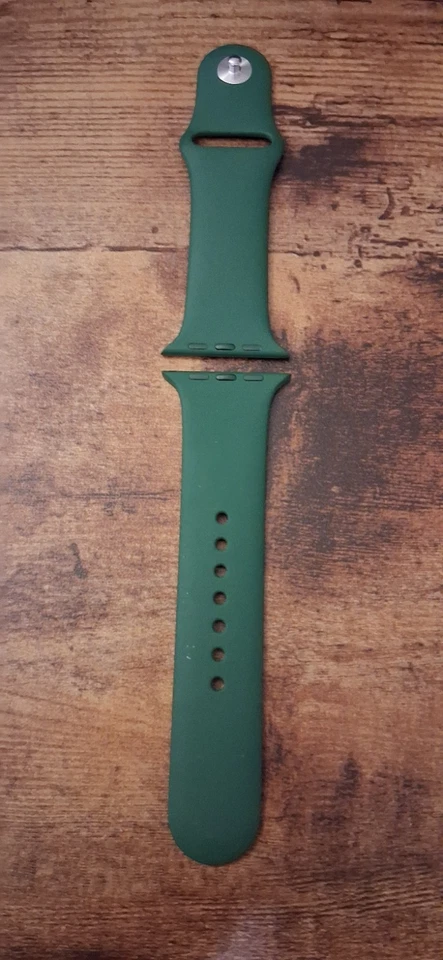 Auténtico Apple Watch Correa Deportiva Verde Bosque 44mm Talla S/M Foto 2 de 3