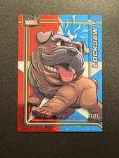 Marvel Topps Chrome 2026 Lockjaw #70 Captain America’s Star Refractor /41