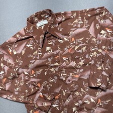 Vintage 70's Van Heusen Sportswear Shirt Mens Large Button Up Long Sleeve Disco