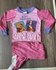 Vintage 90s Winnie The Pooh Tigger Pajamas Toddler Girl Footie Long Sleeve 3T