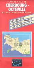 Cherbourg Octeville City Map by IGN Scale 1:12,500 (2001) (BRAND NEW)
