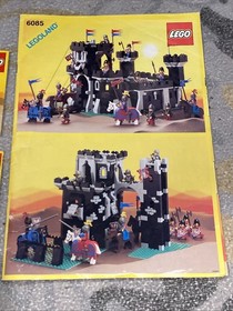 1988 Lego LegoLand Castle Black Monarch's Instruction 6085, 6042 And 6034