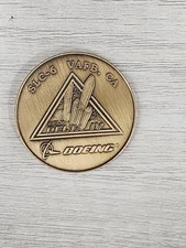 Boeing Delta IV SLC-6 Dedication Coin 2005 VAFB NASA ULA Rocket Launch Space