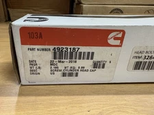 Genuine Cummins Head Bolt Set M11 Diesel Engine 3045850 4923187 M14 L10 ISM