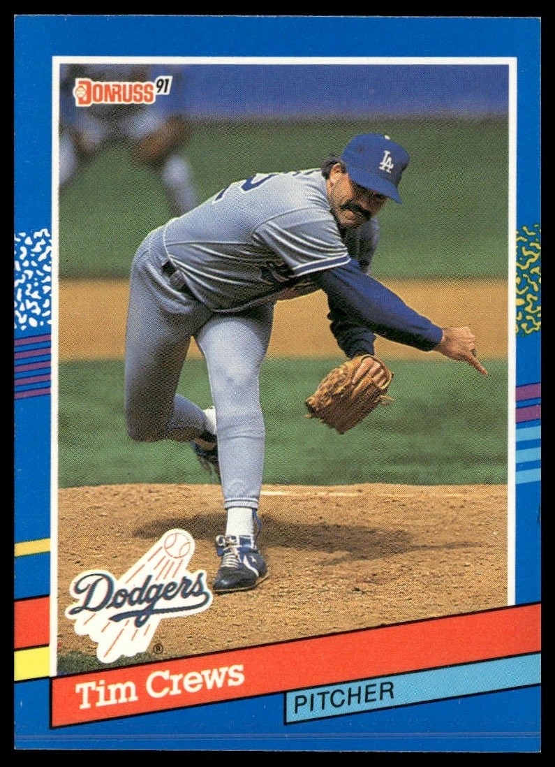 Tim Crews #294 1991 Donruss Los Angeles Dodgers