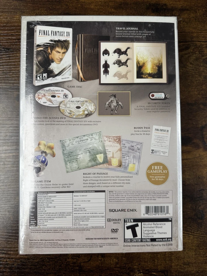 Final Fantasy XIV Collector’s Edition (PC, 2010) - Image 2 of 2