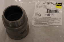 Viega 25125 - MegaPress 2" x 2" P X MPT Male Adapter, Carbon Steel Press Fitting