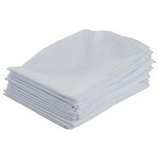 Cot Sheet, Standard Size, Rest Time Accessories, White, 12-Pack