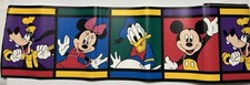 Vintage Mickey Mouse And Friends Disney Wall Paper Border Open unknown quantity