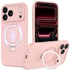 Magnetic Case for iPhone 17 Pro 6.3" with Invisible Stand [16FT Military Prot...