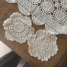Woven Table Placemats 7 Piece Set Natural Woven Table Mats