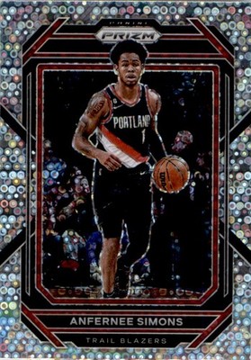 Anfernee Simons 2022-23 Panini Prizm Fast Break Prizms #46 Portland Trail