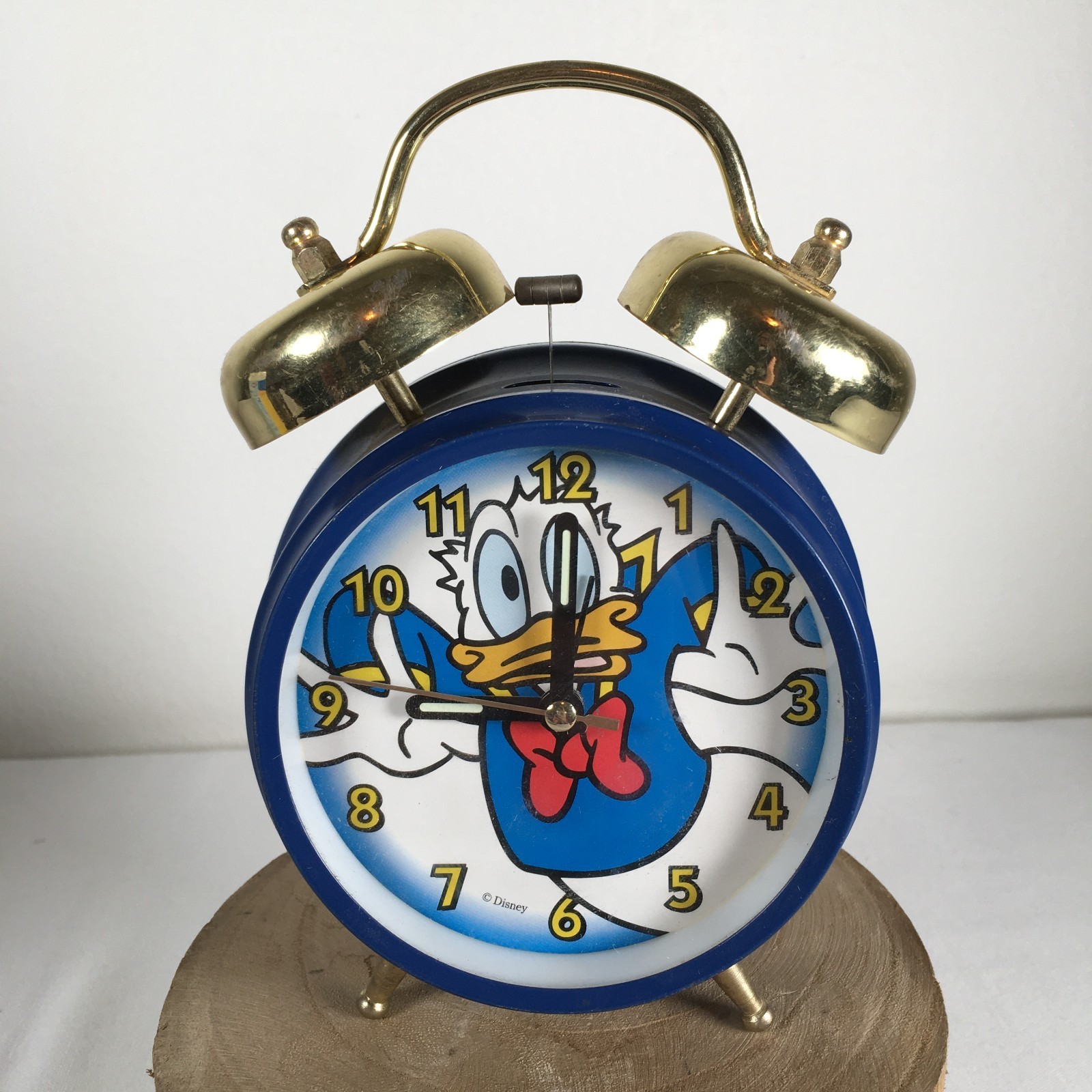 Blue Tabletop Clock Works Alarm Does Not