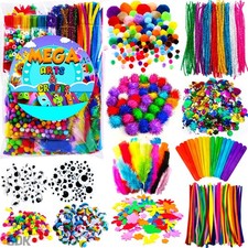 Goodyking Arts and Crafts Supplies for Kids - 1170Pcs Craft Art Supply Kit for