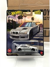 2026 Hot Wheels Premium Boulevard BMW M3 GTR Real Riders Silver W/ Protector 