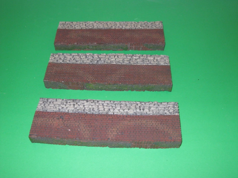 Juego W. Britain #17908 ladrillo pared secciones rectas Foto 4 de 4