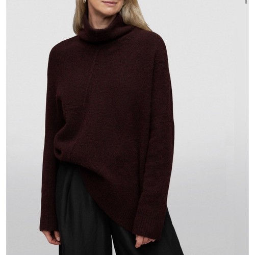 $280 ALLSAINTS Turtleneck Sweater Womens Small Wool Minimalist Avant Garde Cozy