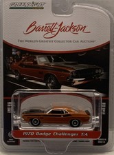Greenlight Barrett-Jackson 1:64 Diecast 1970 Dodge Challenger T/A Burnt Orange