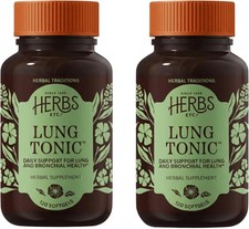 Herbs Etc Lung Tonic Softgels Mullein Horehou...