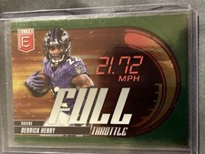 2025 Panini Donruss Elite - Full Throttle Derrick Henry #8 Green