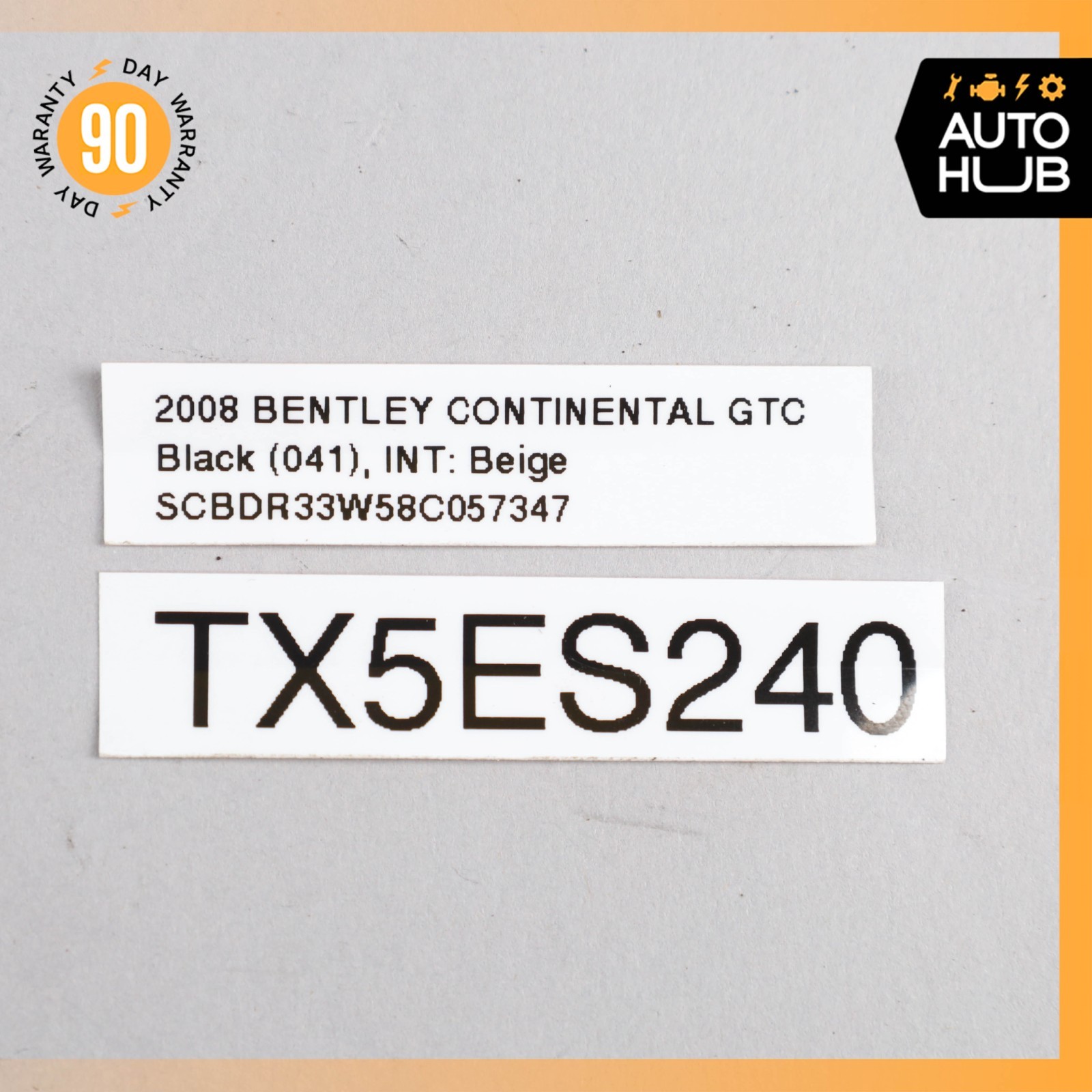 08-18 Bentley Continental GTC Radiator Cooling Fan Blade Motor 3W0121205B OEM