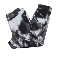 Z by Zella Girls Black  White Tie Dye Joggers Size 5/6 XS
