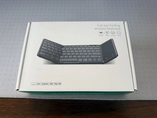 Samsers Foldable Bluetooth Keyboard with Touchpad, Full-Size Wireless Folding