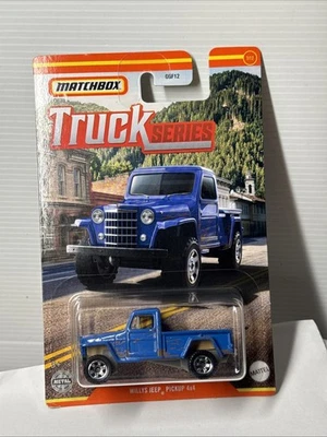 Matchbox 1/64 🇲🇫 Truck Series Willys Jeep Pickup 4-4 #7/12 de 2021 - Photo 1/4