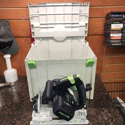 Festool TS 55 EQ USA 120V Track Saw/Circular Saw w Case and Blade & Tracks(LOOK)