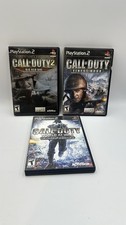 Call of Duty PS2 Trilogy Lot Finest Hour Big Red One Collectors World at War