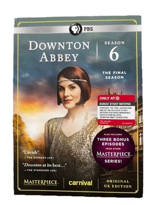PBS Downton Abbey Season 6 DVD Original UK Edition Three Bonus