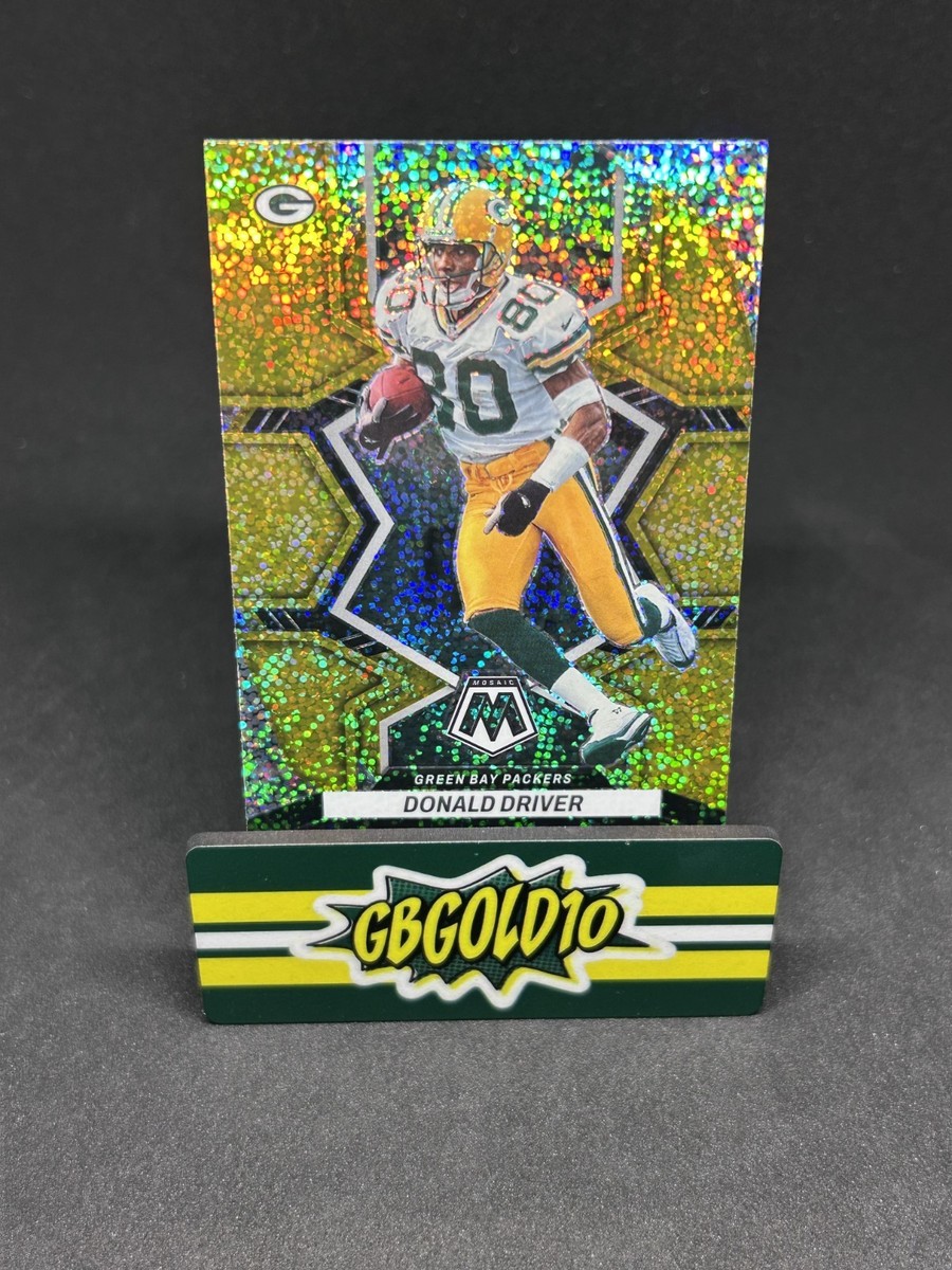 2022 Panini Mosaic Donald Driver Gold Sparkle SSP Packers | eBay