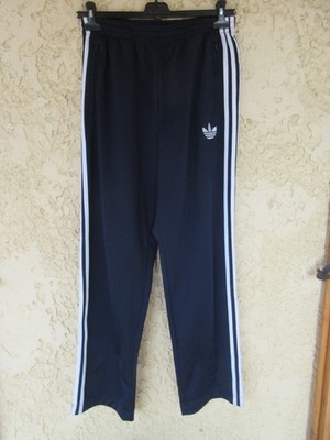 ADIDAS Hose Retro Vintage Navy Blau Pant Look 90er Trefoil Sport M