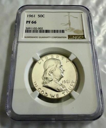 USA | 50 cents | 1961 | Franklin | NGC PF 66