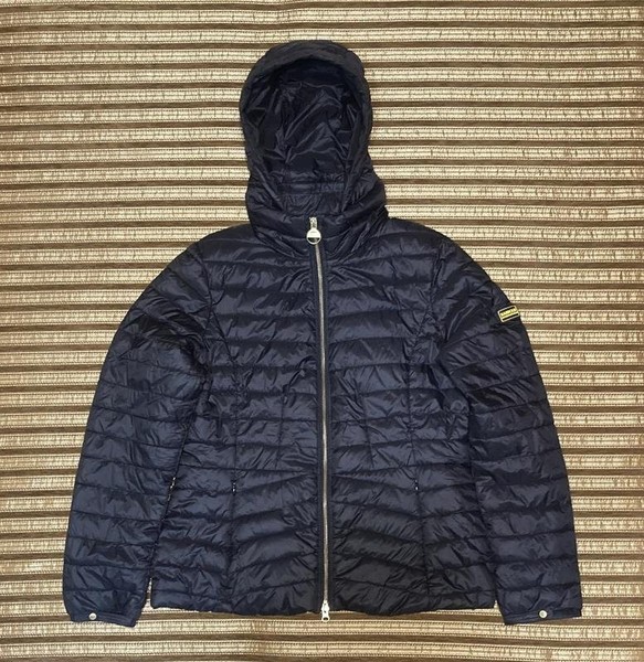 Women Barbour Down Jacket Black 38 / M / 46