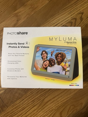 #ad #ad My Luma Photo Share 7” Stardust Grey WIFI Smart Frame. FML07SD $34.99
