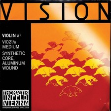 Vision 1/8 Violin A String - alum./synthetic: Medium