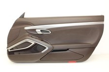 12-16 Porsche 911 Carrera Passenger Right Front Espresso Brown Door Trim Panel 12-16 Porsche 911 Carrera Passenger Right Front Espresso Brown Door Trim Panel